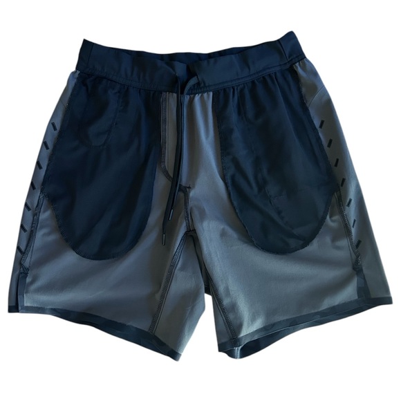 Ten Thousand Interval Shorts Mens Black Camo Unlined Drawstring 7" size S - Picture 9 of 10